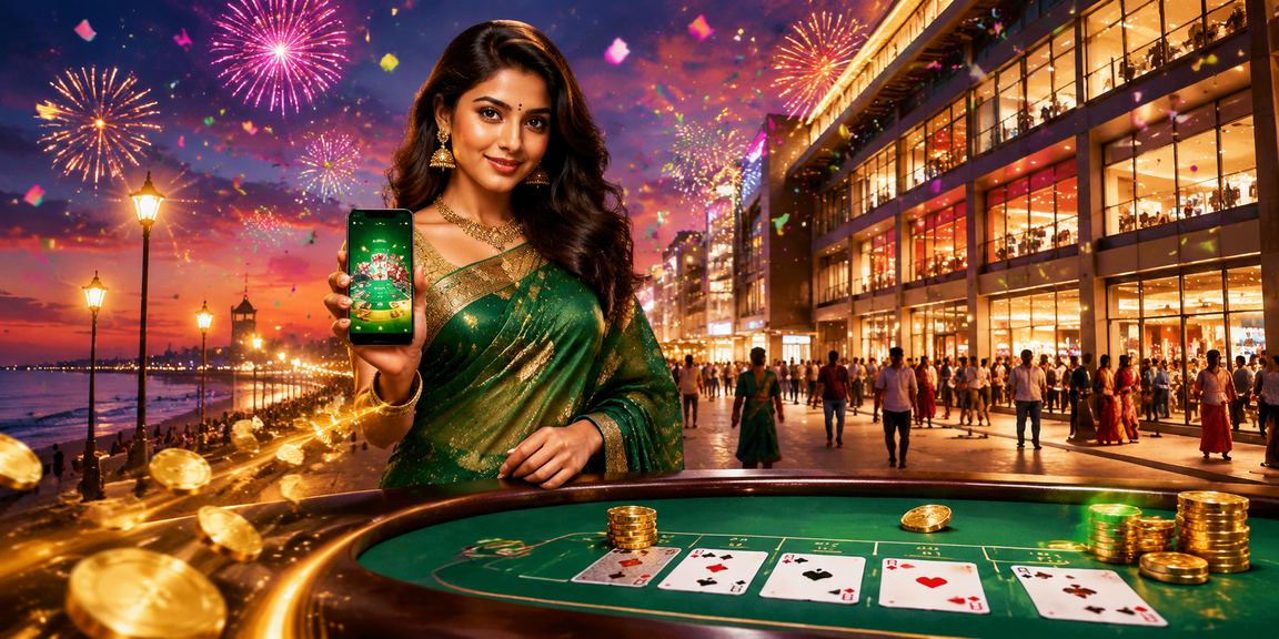 Baccarat casino game and lottery ticket purchases at Chennai Marina Beach area